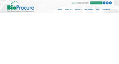 Desktop Screenshot of bioprocure.com